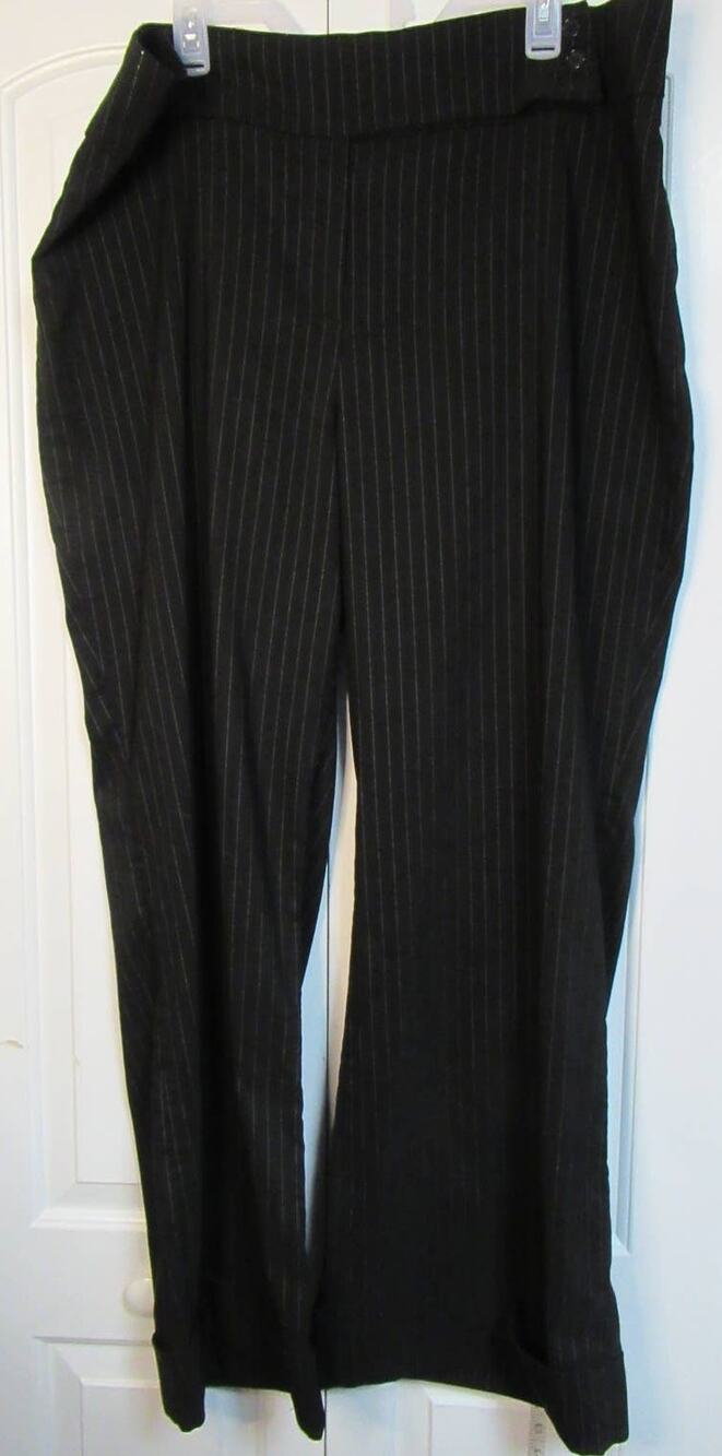 MKM Designs pinstripe black pants